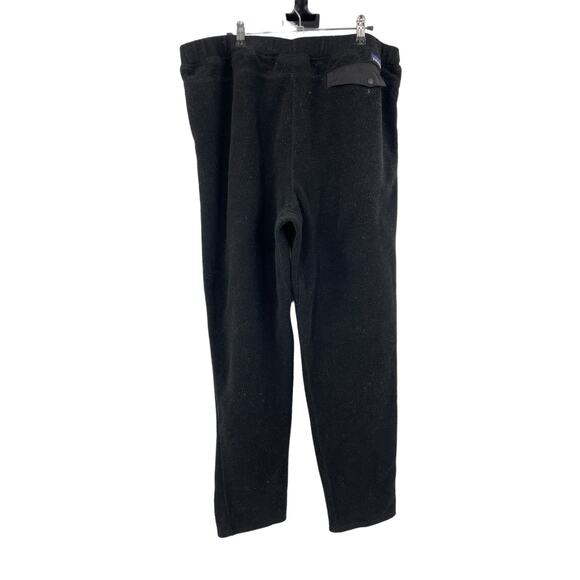 Patagonia Pants Mens XXL Synchilla Snap-T Lightweight Sherpa Fleece Black - Picture 2 of 5